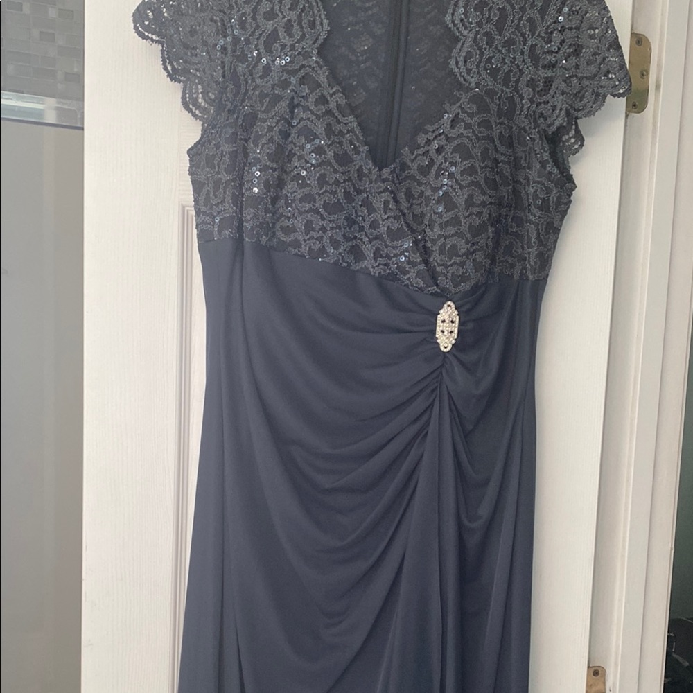 Elegant Lace and Sequin Dress